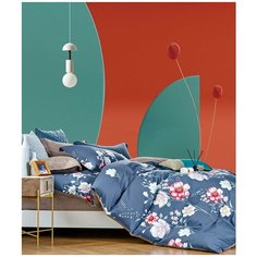 Постельное белье, сатин (100% хлопок) "Всё себе"; VSST-715; Размер: 2.0 евро простыня наволочки 50 х 70