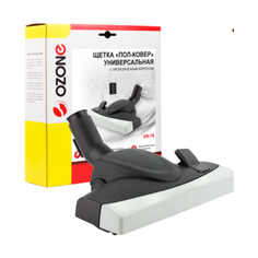 Щетка пылесоса Ozone UN-76 универсальная Пол-ковер с прорезиненным корпусом для любых покрытий, под трубку 32 и 35 мм, черный