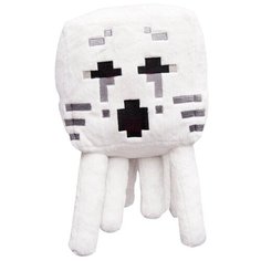 Детская мягкая игрушка ВсеИгрушки / Плюшевый Гаст с черными глазами из игры Майнкрафт(Minecraft) для детей, мальчиков и девочек, 13 см