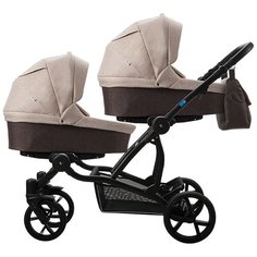 Коляска для двойни TWINAT DUO 19 (AroTeam) состоит из 2-х уп. (02 (коричневый+бежевый))