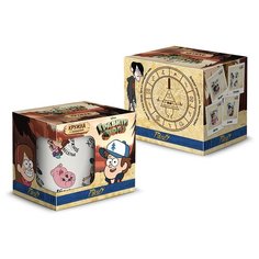 Кружка в подарочной упаковке Гравити Фолз "Стикеры" 350 мл. (фарфор) Priority