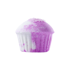 Лаборатория Катрин Шипучая соль для ванн Маффин Лавандовый сахар, 130 г