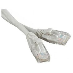 Lanmaster Патч-корд RJ45 - RJ45, 4 пары, UTP, категория 5е, 3 м, серый, LSZH, LANMASTER