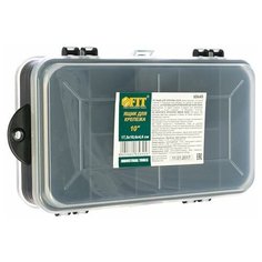 FIT РОС Ящик для крепежа (органайзер) двухсторонний (17,5 х 10,6 х 4,6 см) [65645] F.It
