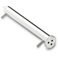 Холодильник кожухотрубный 1,5 дюйма для самогонного аппарата "3 трубки" (8 мм 50 см) с носиком для отбора Феникс