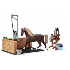 Набор Schleich Мойка для лошадей с Эмили и Луной