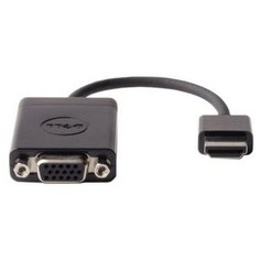 DELL Переходник HDMI VGA 0.1м DELL 470-ABZX круглый черный