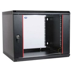 ЦМО Шкаф настенный 9U ЦМО ШРН-Э-9.500-9005 600x520mm дверь стекло черный