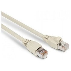 Hyperline Патч-корд FTP 6а категории 1м Hyperline PC-LPM-STP-RJ45-RJ45-C6a-1M-LSZH-GY серый
