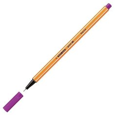 STABILO Ручка капиллярная Stabilo Point 88, 0.4 мм, 88/55, фиолетовый 55 цвет чернил