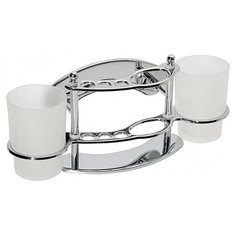 Стакан для зубных щеток Frap F101, хром