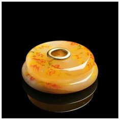 Подсвечник «Цветы», 4×4×2 см, селенит 3802813 Сима ленд