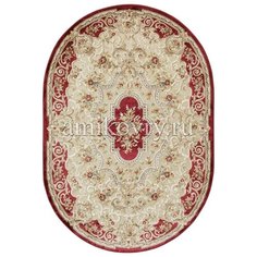 Ковер Ragolle Бельгийский вискозный ковер с рельефом Venezia RV339-R109 овал (200*290 см)