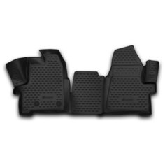Коврики 3D в салон FORD Tourneo Custom/ Transit Custom, (1+2 мест) 2013-2017, 2 шт Element