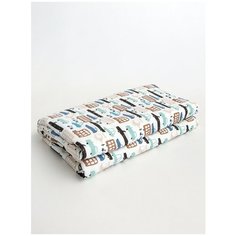 Amarobaby Пододеяльник на молнии Трасса 147 х 112 см белый