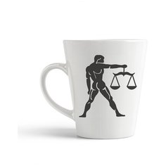 Кружка-латте CoolPodarok "весы зодиак"