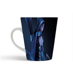 Кружка-латте CoolPodarok dota 2 Тракса Дроу Ренджер Девушка с луком