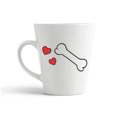 Кружка-латте CoolPodarok "Кость"