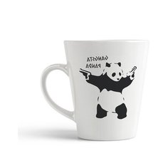 Кружка-латте CoolPodarok "Gangsta Panda (панда)"