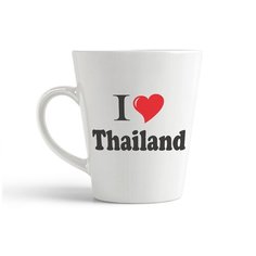Кружка-латте CoolPodarok "Путешествия. I love Thailand"