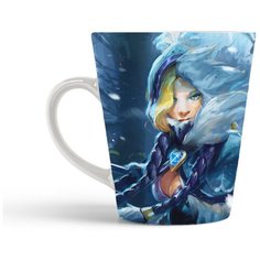 Кружка-латте CoolPodarok Crystal Maiden. Дота2