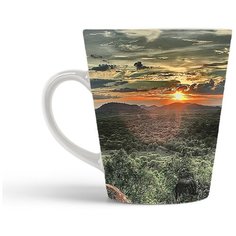 Кружка-латте CoolPodarok Природа, закат