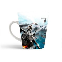 Кружка-латте CoolPodarok just cause 2 На крыше самолёта