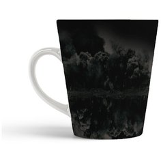 Кружка-латте CoolPodarok 9 мая. Помню, горжусь! фон