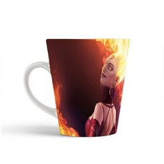 Кружка-латте CoolPodarok dota 2 Лина Огненая девушка