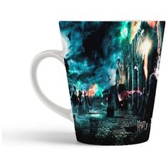 Кружка-латте CoolPodarok Films Harry Potter Фильмы Гарри Поттер (последняя битва)