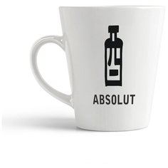 Кружка-латте CoolPodarok Absolut