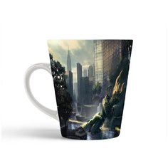 Кружка-латте CoolPodarok crysis 2 Статуя свободы Обломки Город