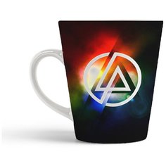 Кружка-латте CoolPodarok По группе Linkin park логотип