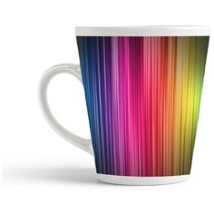 Кружка-латте CoolPodarok Радужный перелив