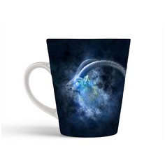 Кружка-латте CoolPodarok Знаки зодиака Козерог Созвездия Звёзды
