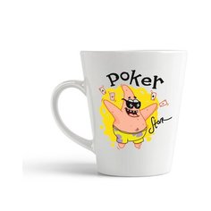 Кружка-латте CoolPodarok Прикол. Патрик ,покер