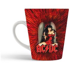Кружка-латте CoolPodarok по рок группе AC DS
