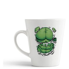 Кружка-латте CoolPodarok Тело халка рваная рубашка