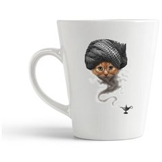 Кружка-латте CoolPodarok Котёнок джин лампа