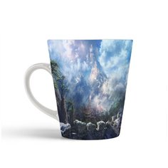 Кружка-латте CoolPodarok blade and soul Город у подножия горы