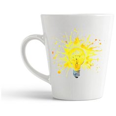 Кружка-латте CoolPodarok "Краски. Лампа ильича"