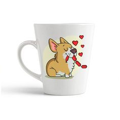 Кружка-латте CoolPodarok "Собачка (есть пара)"