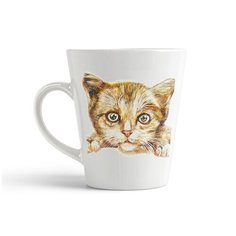 Кружка-латте CoolPodarok Кот взгляд