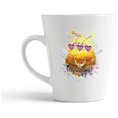 Кружка-латте CoolPodarok "Краски. Монстрик14"