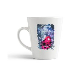 Кружка-латте CoolPodarok "Enjoe the universe. Монстрик2"