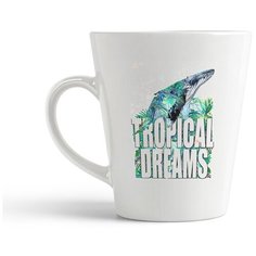Кружка-латте CoolPodarok "Tropical dreams"