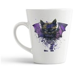 Кружка-латте CoolPodarok "Краски. Кошка-мышка"