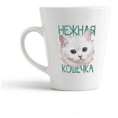 Кружка-латте CoolPodarok Нежная кошечка