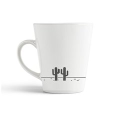 Кружка-латте CoolPodarok Прикол Динозавр из гугла Prikol The dinosaur from google (динозавр как в браузере)