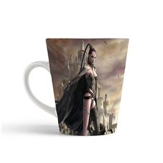 Кружка-латте CoolPodarok last chaos Воительница Плащ Замок